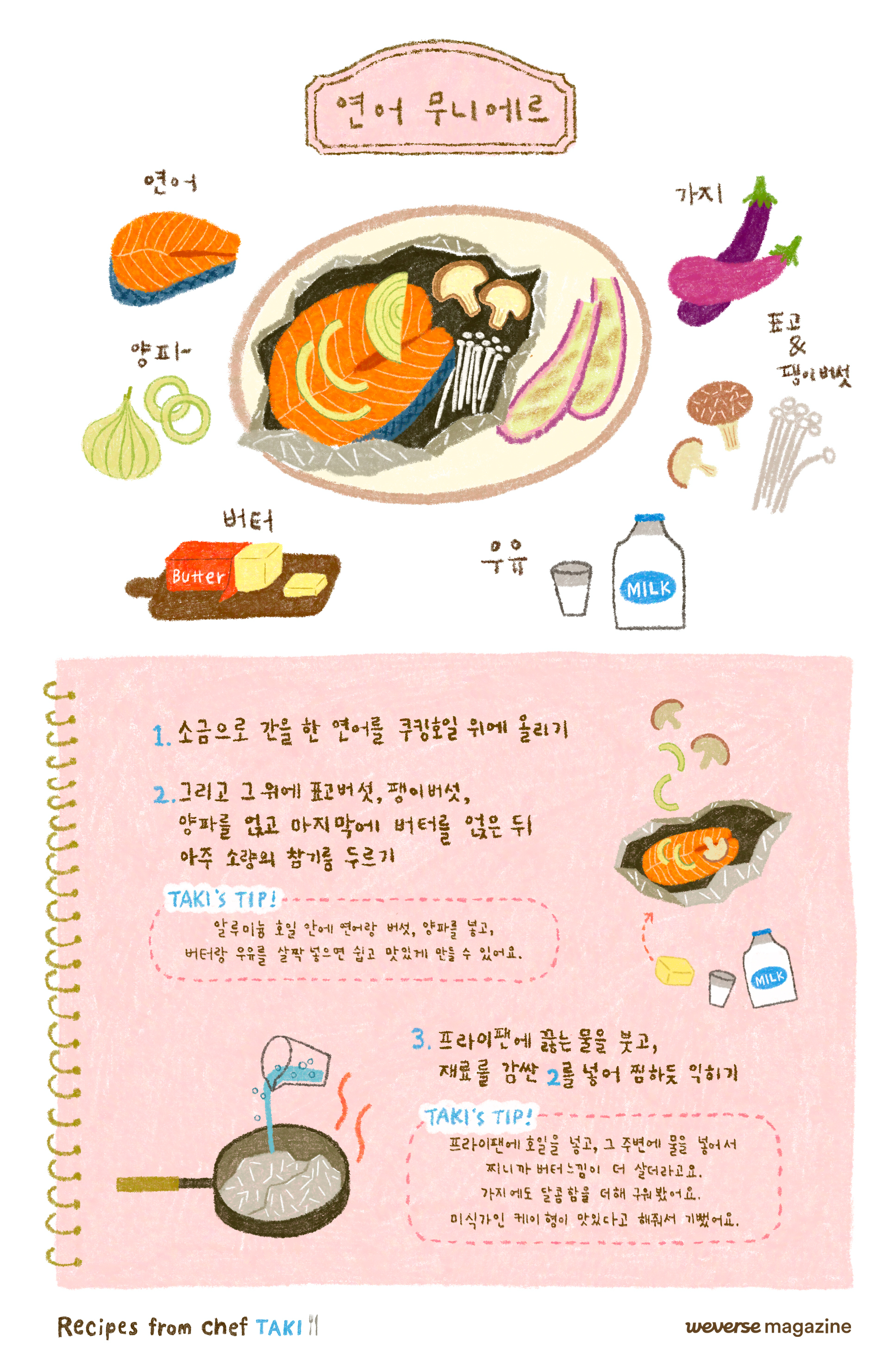 타키 요리 | Weverse Magazine