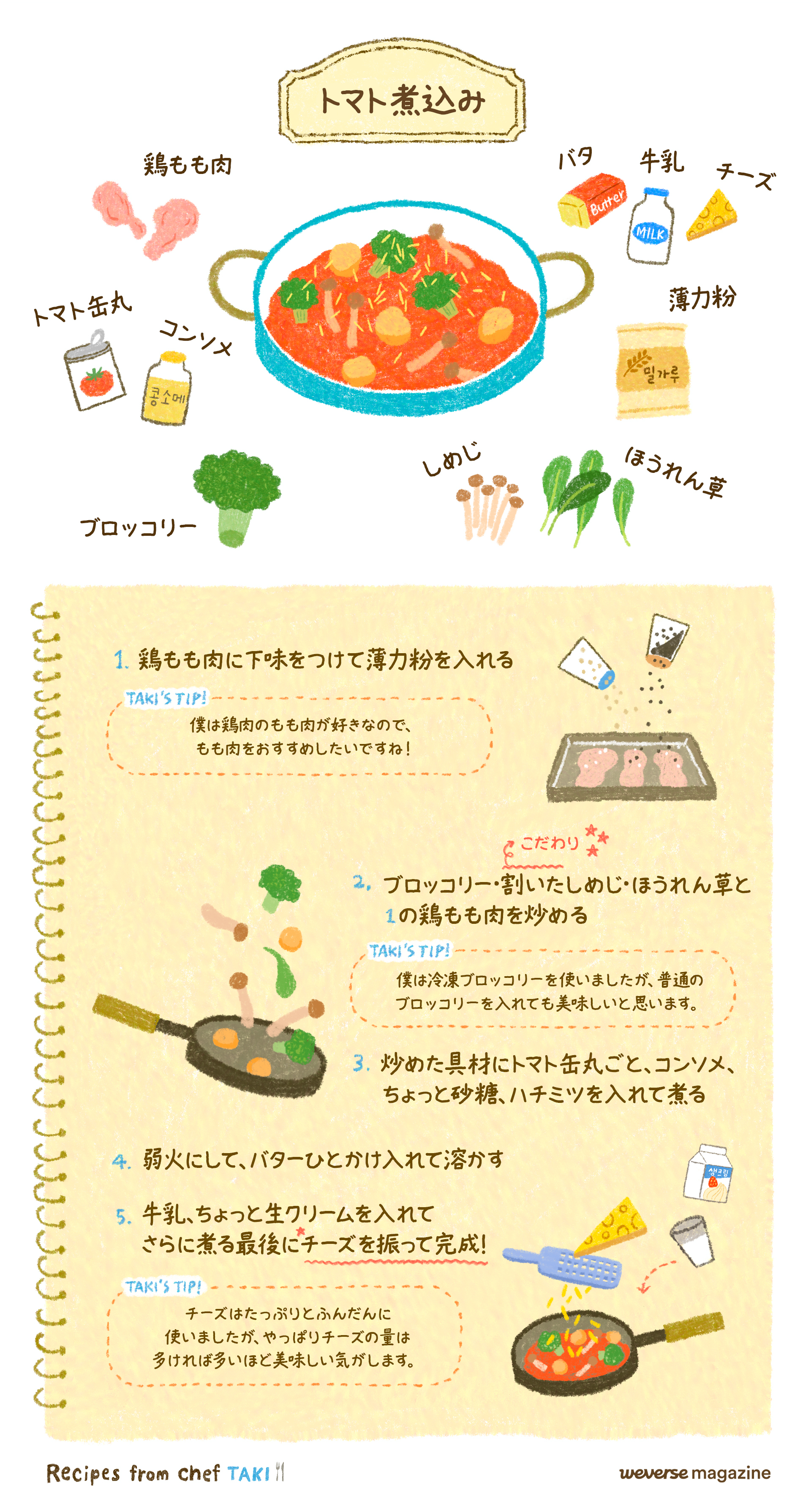 타키 요리 | Weverse Magazine