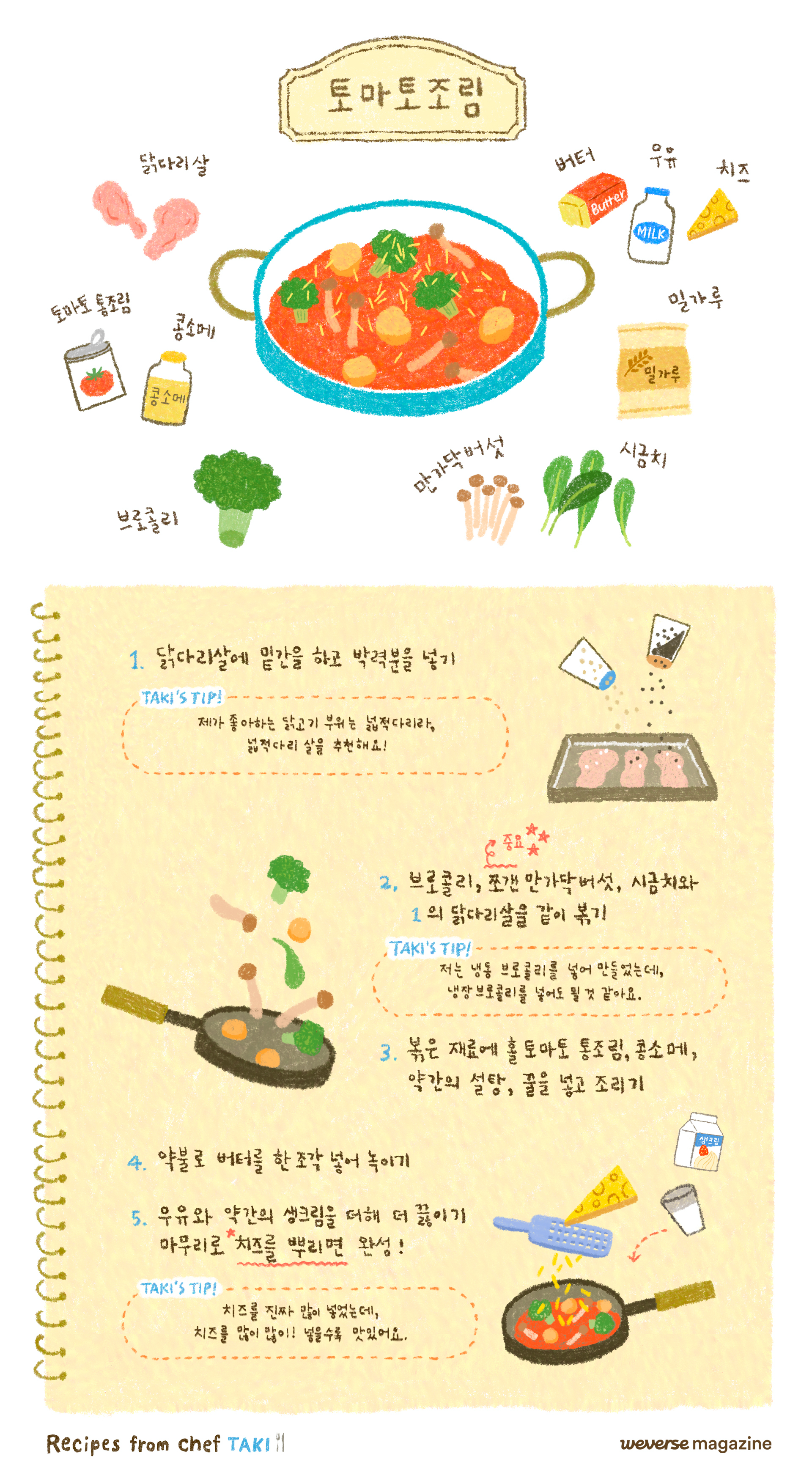 타키 요리 | Weverse Magazine