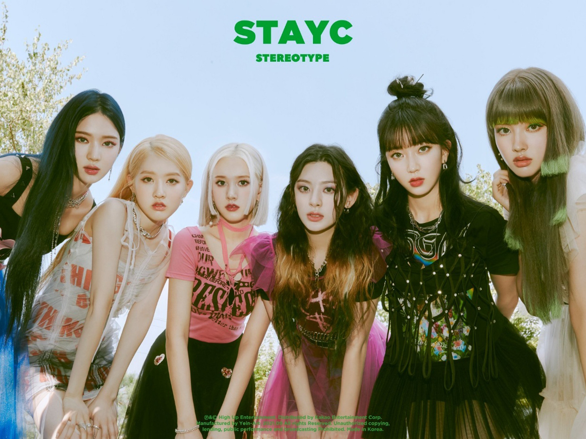 STAYC STEREOTYPE タワレコ チェキ スミン シウン STAYC スミン＆パク・シウン、1stミニアルバム「STEREOTYPE